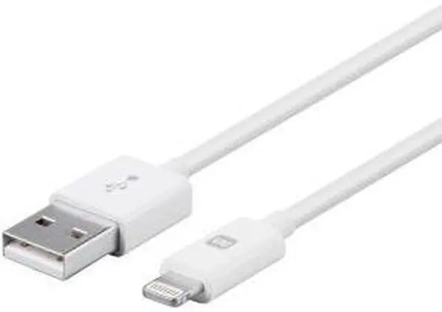 Alt view image 11 of 11 - Monoprice Apple MFi Certified Lightning to USB Charge & Sync Cable - 3 Feet - White | iPhone X, 8, 8 Plus, 7, 7 Plus, 6, 6 Plus, 5S - Select Series