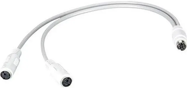 Alt view image 3 of 4 - MINI DIN Y-CABLE - 6-PIN, FEMALE/MALE/FEMALE