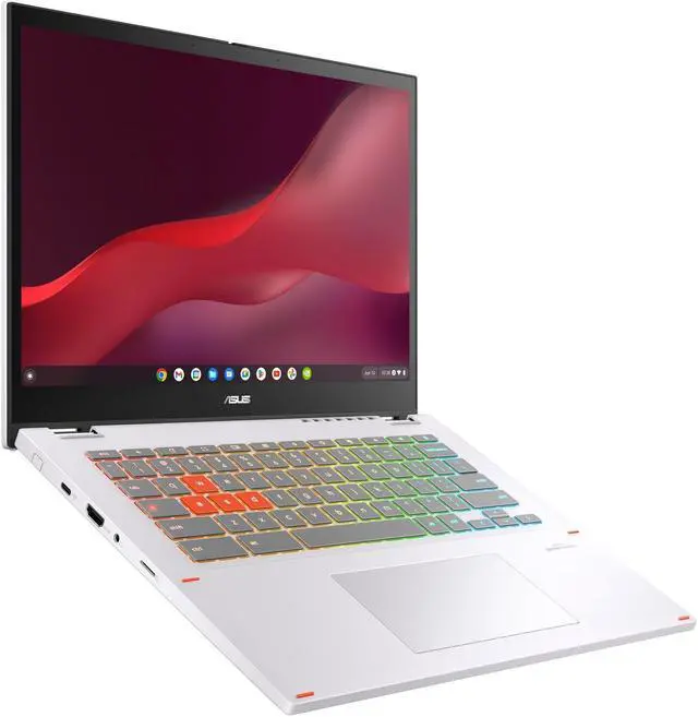 Alt view image 4 of 7 - ASUS Chromebook CX34 Flip CX3401FBA-YZ388T-S - Flip design - Intel Core i3 - 1215U / up to 4.4 GHz - Chrome OS - UHD Graphics - 8 GB RAM - 128 GB SSD NVMe - 14" touchscreen 1920 x 1200 - 802.11a/b/g/n