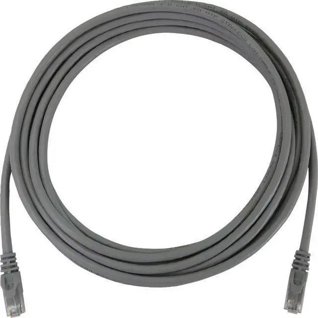 Alt view image 6 of 6 - Tripp Lite Cat6a 10G Snagless Molded UTP Ethernet Cable (RJ45 M/M), PoE, Gray, 15 ft. (4.6 m) - 15 ft Category 6a Network Cable for Network Device, Switch, Patch Panel, Server, Router, Hub, Printer, C