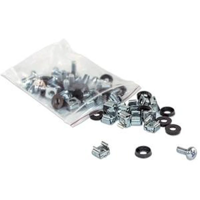 Alt view image 2 of 2 - Intellinet 711081 Cage Nut Set 50Piecs