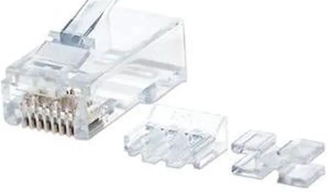 Alt view image 5 of 8 - INTELLINET 790536 CAT-6 3-Prong Mod Plugs, 80 pk