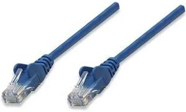 Alt view image 17 of 20 - Intellinet Network Cable, Cat5e, UTP, RJ45 Male / RJ45 Male, 3.0 m (10 ft.), Blue