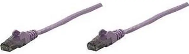 Alt view image 3 of 3 - Intellinet 0.5ft Cat6 Snagless Unshielded (UTP) Network Patch Cable Purple