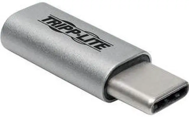 Alt view image 10 of 15 - Tripp Lite USB 2.0 Hi-Speed Adapter, USB-C to USB Micro-B (M/F)