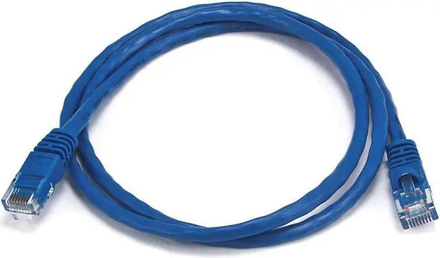 Alt view image 10 of 13 - Monoprice Cat5e Ethernet Patch Cable - 3 Feet - Blue | Network Internet Cord - RJ45, Stranded, 350Mhz, UTP, Pure Bare Copper Wire, 24AWG