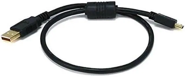 Alt view image 9 of 14 - Monoprice USB 2.0 Cable - 1.5 Feet - Black | USB Type-A Male to USB Mini Type-B 5-Pin, 28/24AWG, Gold Plated For Digital Camera, Cell Phones, PDAs, MP3 Players, Dash Cam