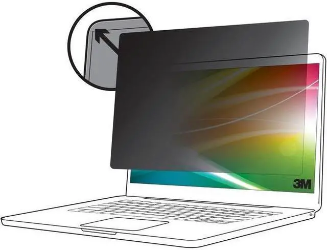 Alt view image 5 of 6 - 3M Bright Screen Privacy Filter for Microsoft® Surface® Pro 4-7, 12.3in, 3:2, BPTMS001 - For 12.3"LCD 2 in 1 Notebook - 3:2 - Scratch Resistant, Fingerprint Resistant -