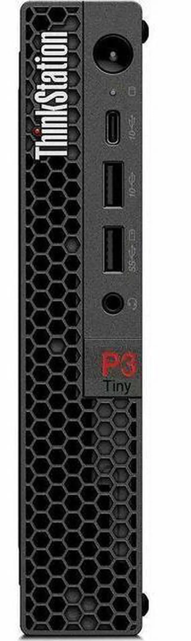 Alt view image 11 of 18 - Lenovo ThinkStation P3 30H00014US Workstation - 1 x Intel Core i7 Hexadeca-core (16 Core) i7-13700T 13th Gen 1.40 GHz - 32 GB DDR5 SDRAM RAM - 1 TB SSD - Tiny - Black - Intel Q670 Chip - Windows 11 Pr