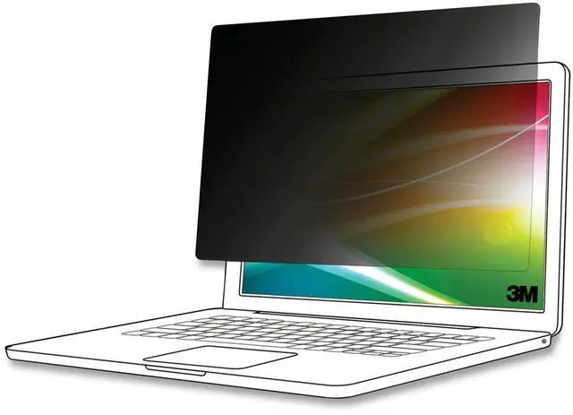 Alt view image 4 of 5 - 3M Bright Screen Privacy Filter for Apple® MacBook Air® 13 2018-20, 16:10, BPNAP001 - For 13.3" Widescreen LCD MacBook Air - 16:10 - Scratch Resistant, Fingerprint Resi