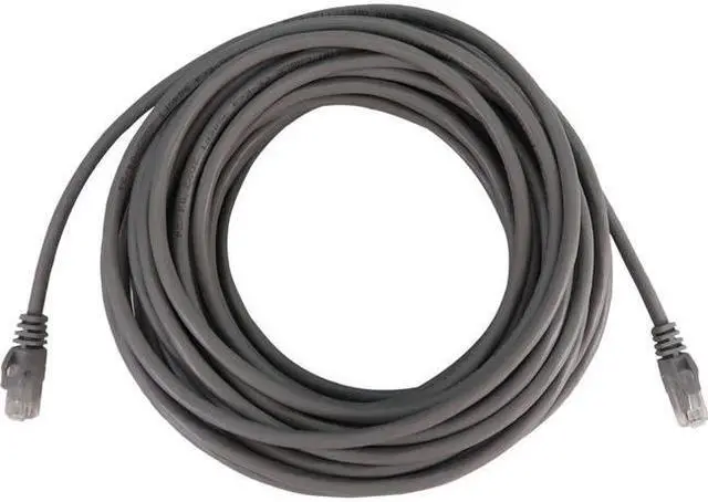 Alt view image 8 of 8 - Tripp Lite Cat6a 10G Snagless Molded UTP Ethernet Cable (RJ45 M/M), PoE, Gray, 50 ft. (15.2 m) - 50 ft Category 6a Network Cable for Network Device, Switch, Patch Panel, Server, Router, Hub, Printer,