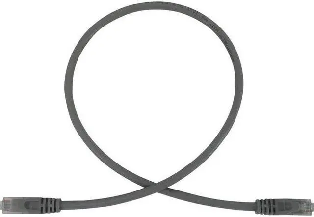 Alt view image 9 of 9 - Tripp Lite Cat6a 10G Snagless Molded UTP Ethernet Cable (RJ45 M/M), PoE, Gray, 2 ft. (0.6 m) - 2 ft Category 6a Network Cable for Network Device, Switch, Patch Panel, Server, Router, Hub, Printer, Com