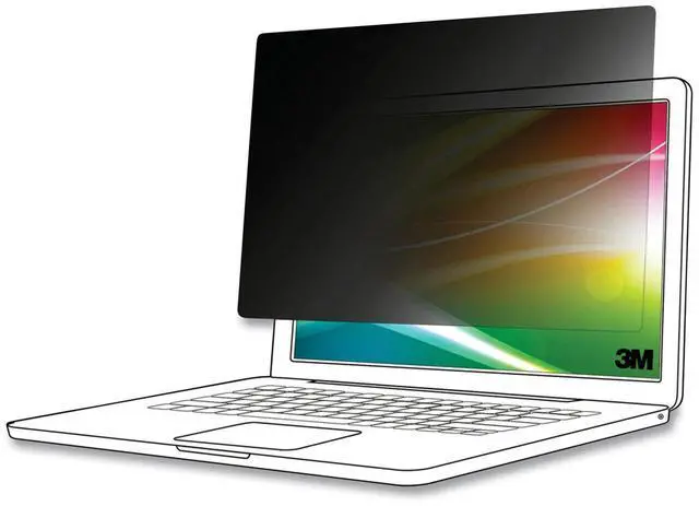 Alt view image 4 of 9 - 3M Bright Screen Privacy Filter for Apple® MacBook Pro® 14 M1-M2, 16:10, BPNAP003 - For 14.2" Widescreen LCD MacBook Pro - 16:10 - Scratch Resistant, Fingerprint Resist