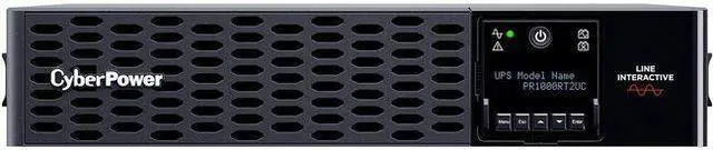 Main image of CyberPower PR1000RT2UC Smart App Sinewave UPS Systems - 1000VA/1000W, 120 VAC, NEMA 5-15P, 2U, Rack / Tower, Sine Wave, 8 Outlets, LCD, PowerPanel® Business