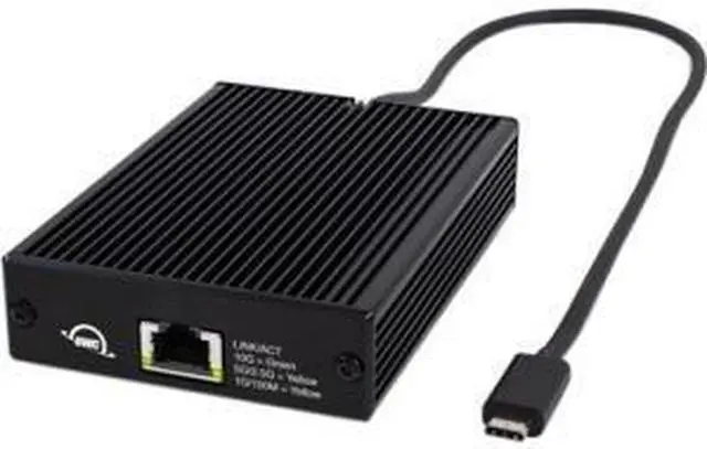 Alt view image 8 of 9 - OTHER WORLD COMPUTING OWC THUNDERBOLT-3 TO 10GBE BUS-POWERED ETHERNET ADAPTER 1YR