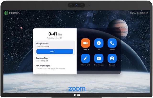 Alt view image 4 of 4 - DTEN DBA0027EA-S1 27" Capacitive ME Pro Touchscreen Monitor Built-in Speakers