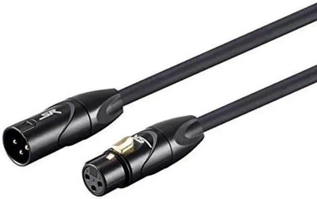 Alt view image 9 of 9 - Monoprice XLR Male to XLR Female Cable [Microphone & Interconnect] - 10 Feet | Gold Plated, 16AWG - Stage Right Series