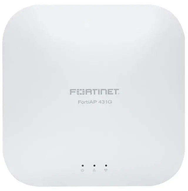 Alt view image 5 of 5 - Fortinet FortiAP 431G Wireless Indoor Wi-Fi 6E Access Point, Tri radio, Standard Mounting kit for Ceiling, T-Rail and Wall included