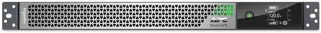 Alt view image 2 of 2 - APC Smart-UPS Ultra On-Line 2200VA Lithium-ion Rack/Tower 1U 120V 5x 5-20R 1x L5-20R NEMA outlets Network Card Extended runtime W/rail kit