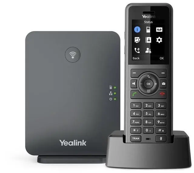 Alt view image 5 of 7 - yealink w77p - 1302027 dect ip phone system - w57r handset + w70b base