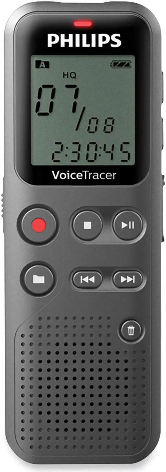 Main image of Philips VoiceTracer Digital Voice Recorder 8GB Black (DVT1120)
