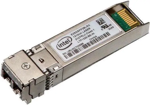 Main image of Intel Ethernet SFP28 LR Optic Extended Temp E25GSFP28LRX