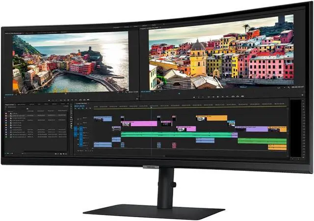 Alt view image 2 of 4 - Samsung ViewFinity 34"  S6 S34C654UAN S65UC Series LED monitor  curved HDR Model S34C654UAN