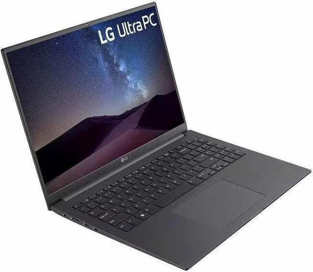 Alt view image 10 of 11 - LG Ultra PC U 16U75R-Q.APC7U1 16" Notebook - WUXGA - 1920 x 1200 - Intel Core i7 13th Gen i7-1355U Deca-core (10 Core) - 16 GB Total RAM - 16 GB On-board Memory - 1 TB SSD - Charcoal Gray - Intel