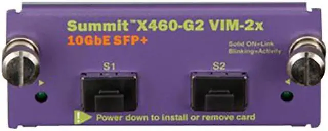 Alt view image 6 of 9 - Extreme Networks Summit X460-G2 Series VIM-2q - Expansion module - 40 Gigab