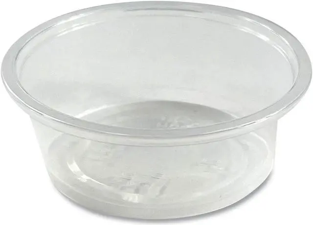 Alt view image 5 of 5 - Boardwalk Souffle/Portion Cups 1.5 oz Polypropylene Translucent 2 500/Carton PRTN15TS