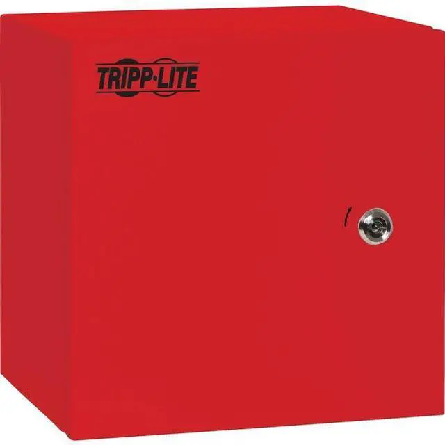 Alt view image 3 of 3 - Tripp Lite INDUSTRIAL RACK ENCLOSURE OUTDOOR LOCK NEMA 4 12X12X10IN RED - SRIN4121210R