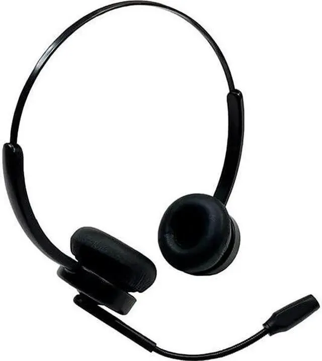 Alt view image 4 of 4 - OTM Essentials Pro Wireless Noise Canceling Stereo Headset Over-the-Head Black (OB-A6A) OB-A6B