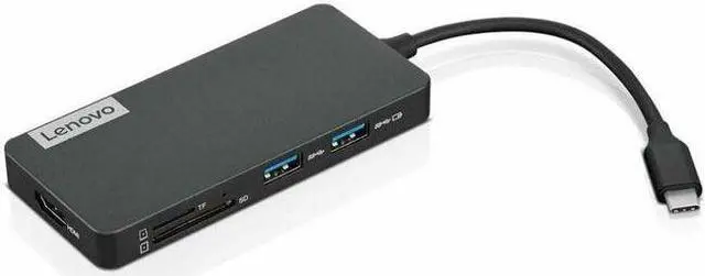 Alt view image 5 of 14 - Lenovo USB-C 7-in-1 Hub