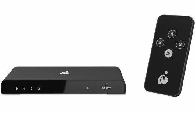 Alt view image 6 of 9 - IOGEAR 3-Port True 4K UltraHD HDMI Switch - 4096 x 2160 - 4K - 3 - Display, Projector - 1 x HDMI Out