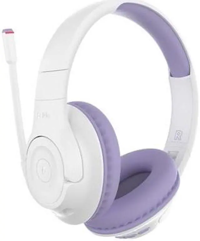 Alt view image 6 of 6 - Belkin AUD006btLV SoundForm Inspire Wireless Over-Ear Headset for Kids -  Lavender