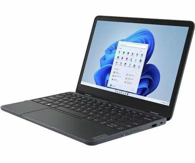 Alt view image 9 of 14 - Lenovo 300w Yoga Gen 4 11.6" Touch Screen Intel Processor N100 Intel UHD Graphics 4GB Memory 128GB Storage Windows 11 Pro 82VM000FUS