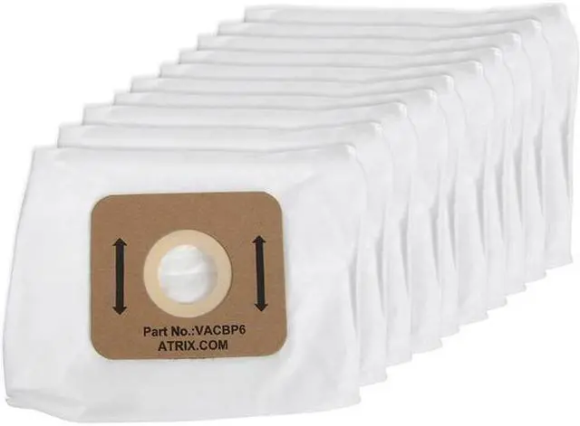 Alt view image 7 of 7 - Atrix International Vacuum Bag 8 qt.  Includes 10 HEPA Vacuum Bags VACBP6-10P