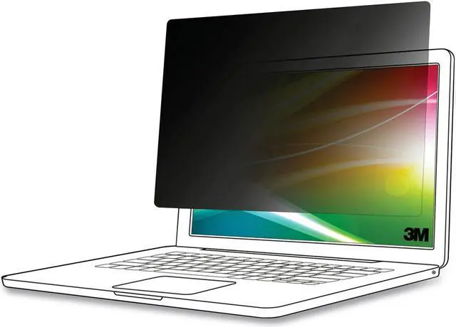 Alt view image 7 of 12 - 3M Bright Screen Privacy Filter for 13.3in Full Screen Laptop, 16:9, BP133W9E - For 13.3" Widescreen LCD 2 in 1 Notebook - 16:9 - Scratch Resistant, Fingerprint Resistant - Anti-glare