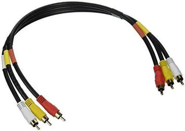 Alt view image 5 of 5 - Monoprice RCA Coaxial Composite Video and Stereo Audio Cable, 1.5ft