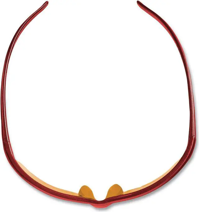 Alt view image 15 of 15 - Smith & Wesson Equalizer Safety Eyewear, Red Frame Amber Lens