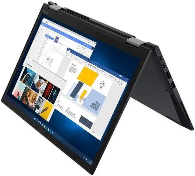 Main image of Lenovo ThinkPad X13 Yoga Gen 3 21AW002QUS 13.3" Touchscreen Convertible 2 in 1 Notebook - WUXGA - 1920 x 1200 - Intel Core i7 12th Gen i7-1265U Deca-core (10 Core) - 16 GB Total RAM - 16 GB On-bo