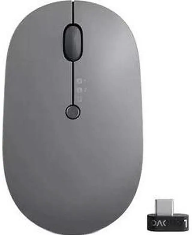 Alt view image 16 of 20 - Lenovo Go Wireless Multi-Device Mouse (Storm Grey)