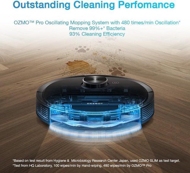 Alt view image 5 of 7 - ECOVACS Deebot Ozmo T8 AIVI Robot Vacuum Cleaner