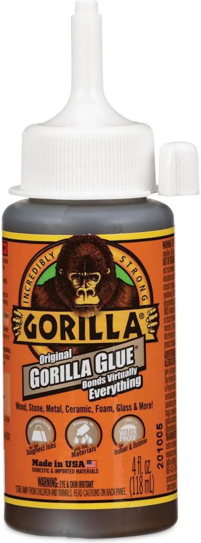 Alt view image 5 of 5 - GORILLA GLUE CO 4oz Orig Gorilla Glue 5000408