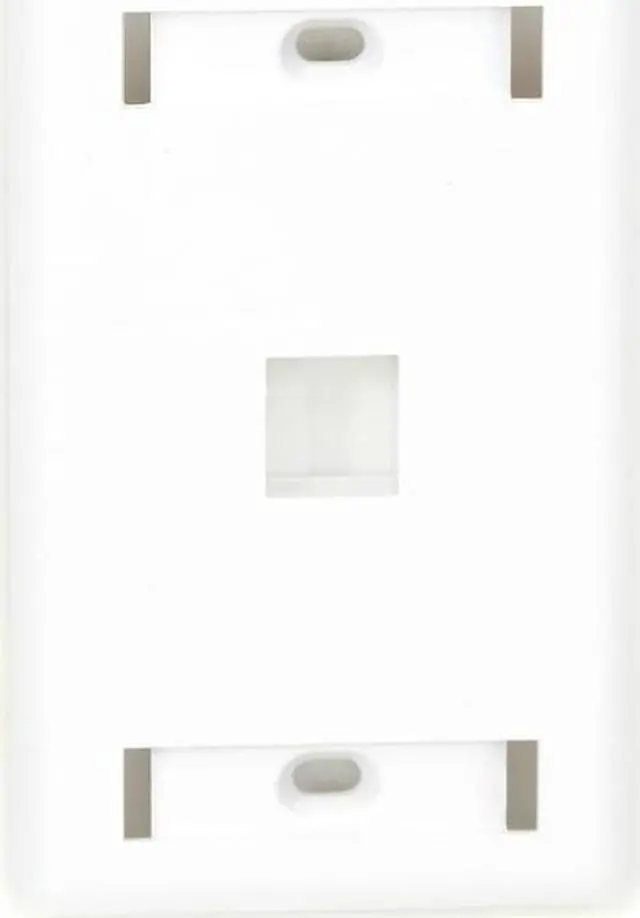 Alt view image 2 of 2 - Black Box GigaStation2 1 Socket Network Faceplate