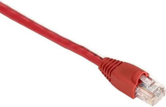 Alt view image 2 of 9 - black box corporation 7ft red cat5e 350mhz patch cable utp cm snagless