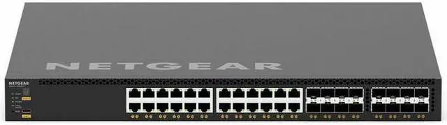 Main image of Netgear AV Line M4350-24X8F8V 24-Port Manageable 25 Gigabit Ethernet Switch, XSM4340V-100NES