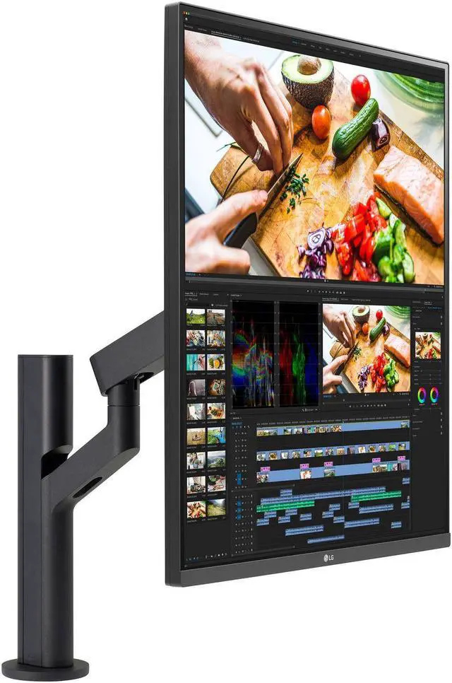 Alt view image 4 of 16 - LG 28BQ780-B 27" Dual Quad HD (DQHD) LCD Monitor - 16:9 - 27" Class - In-plane Switching (IPS) Technology - 2560 x 2880 - HDMI