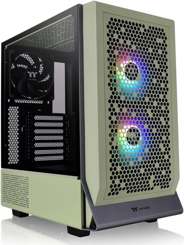 Main image of Thermaltake Ceres 300 Series Ceres 300 TG ARGB Matcha Green SPCC E-ATX Mid Tower Case