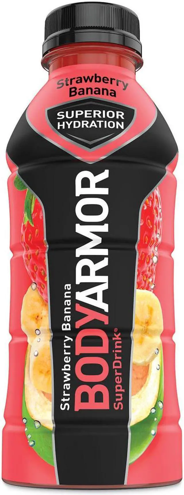 Main image of SuperDrink Sports Drink Strawberry Banana 16 oz Bottle 12/Pack 10000314